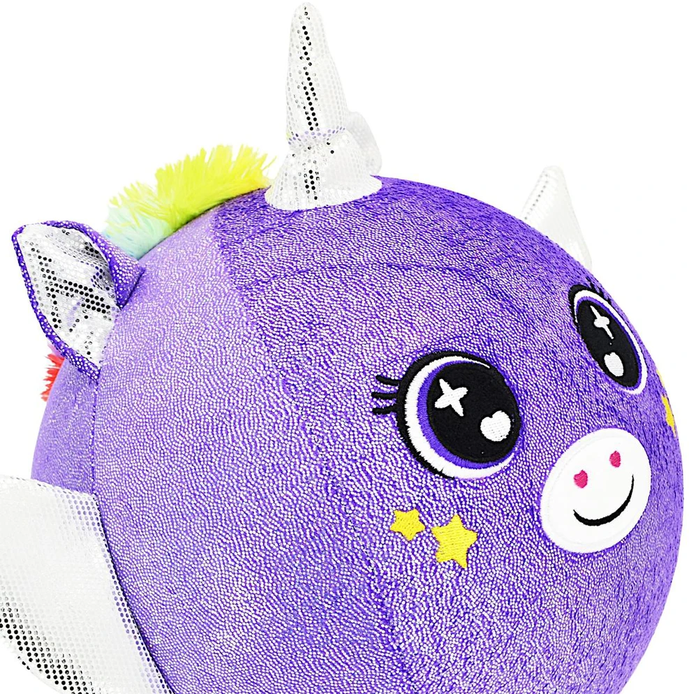XQMAX EMOJI KAMUOLYS 23CM VIENARAGIS VIOLETINIS 1083285