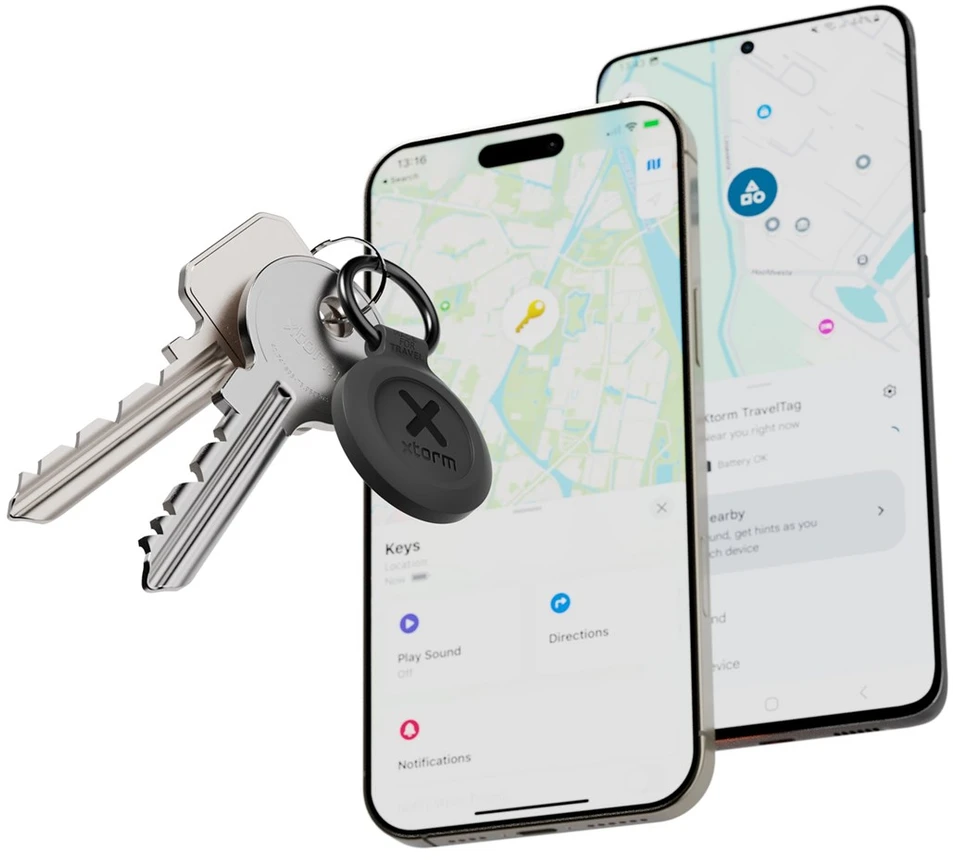 Xtorm XTAG2GA11-3PACK GPS sekiklis arba ieškiklis Universalus Išmanusis raktų pakabukas Juoda