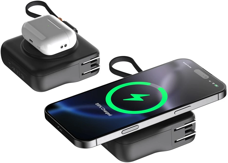 Xtorm XTPP101 nešiojamasis įkroviklis Ličio polimeras (LiPo) 10000 mAh Belaidis įkrovimas Juoda