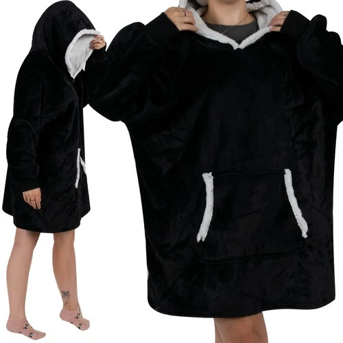 XXL sweatshirt - blanket juodas Ruhhy 24403
