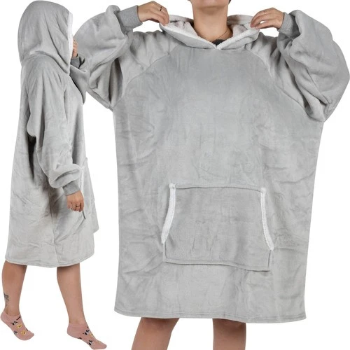 XXL sweatshirt - pilka blanket Ruhhy 24402