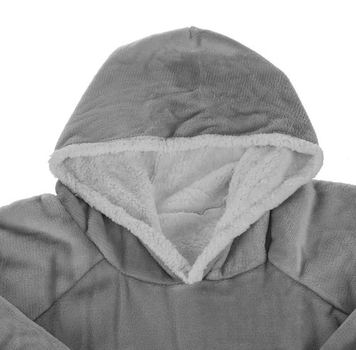 XXL sweatshirt - pilka blanket Ruhhy 24402