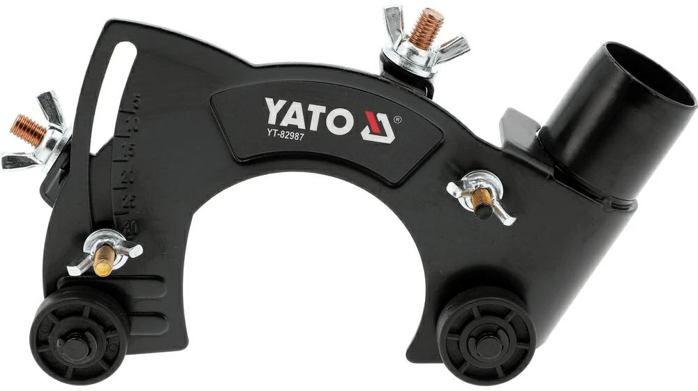 Apsauginis gaubtas su dulkių nusiurbimu Yato YT-82987; 125 mm