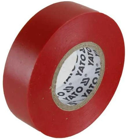 Juosta izoliacinė raudona 0.13 mm*15 mm*10 m YT-81592 YATO (12/72)