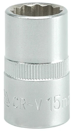 YATO NASADKA DWUNASTOKĄTNA 1/2" KRÓTKA 15mm