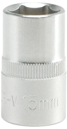 YATO šešiakampė galvutė 1/2" trumpa 15mm