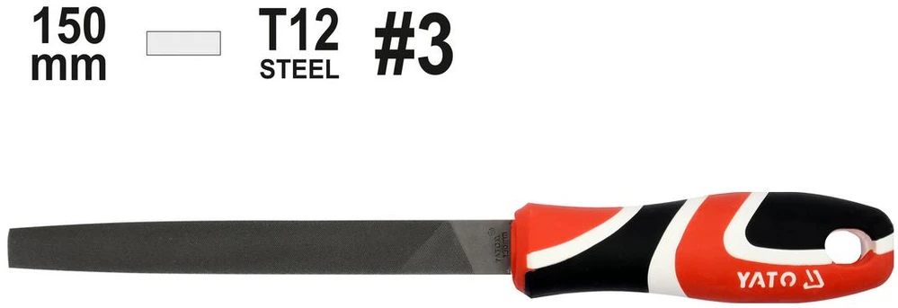 YATO METALO DILDĖ PLOKŠČIA 150mm #3 62328