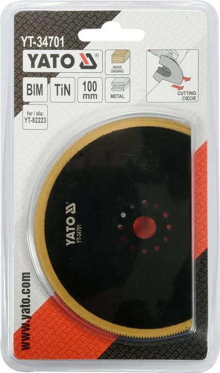 Grąžtas YATO BIM-TIN PJŪKLĖS PLOTIS 100 mm
