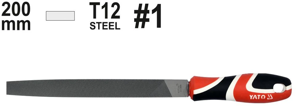 Yato METALINĖ DILDĖ 200 mm 1 PLOKŠČIA