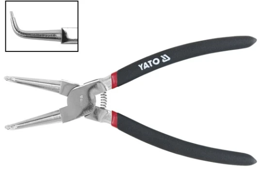 YATO VIENO žiedo replės 200 mm VIDINIS lenkimas 2147