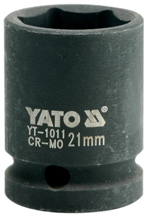 YATO ŠEŠIAKAMPIS SMŪGINIS ANTGALIS 1/2" TRUMPAS 21mm