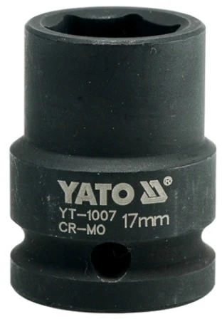 YATO NASADKA UDAROWA SZEŚCIOKĄTNA 1/2" KRÓTKA 17mm