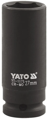 Yato Toya Sa Poland Galvutė smūginė šešiakampė ilga | 25 mm (1") | 32 mm (YT-1177)