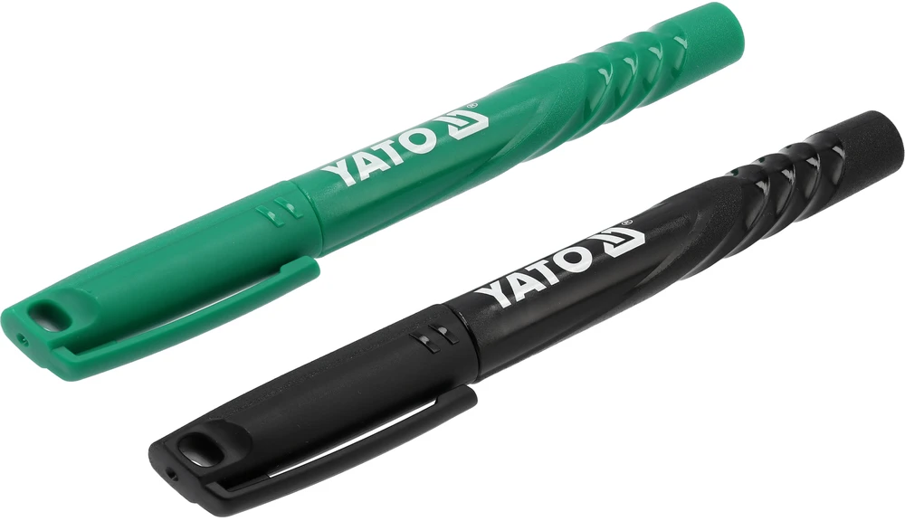 Yato Toya Sa Poland Techniniai markeriai | 2 vnt | juoda žalia (YT-69300)