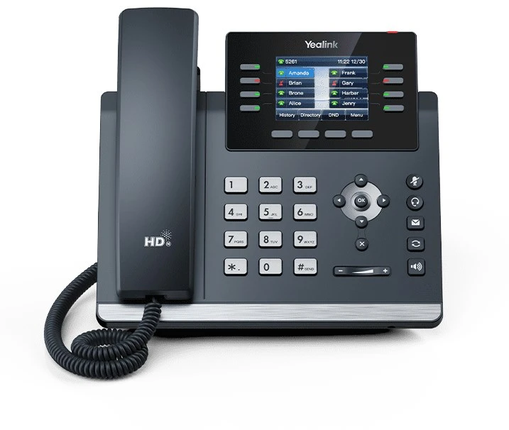Yealink SIP-T44U IP telefonas Pilka 8 linijos LCD „Wi-Fi“