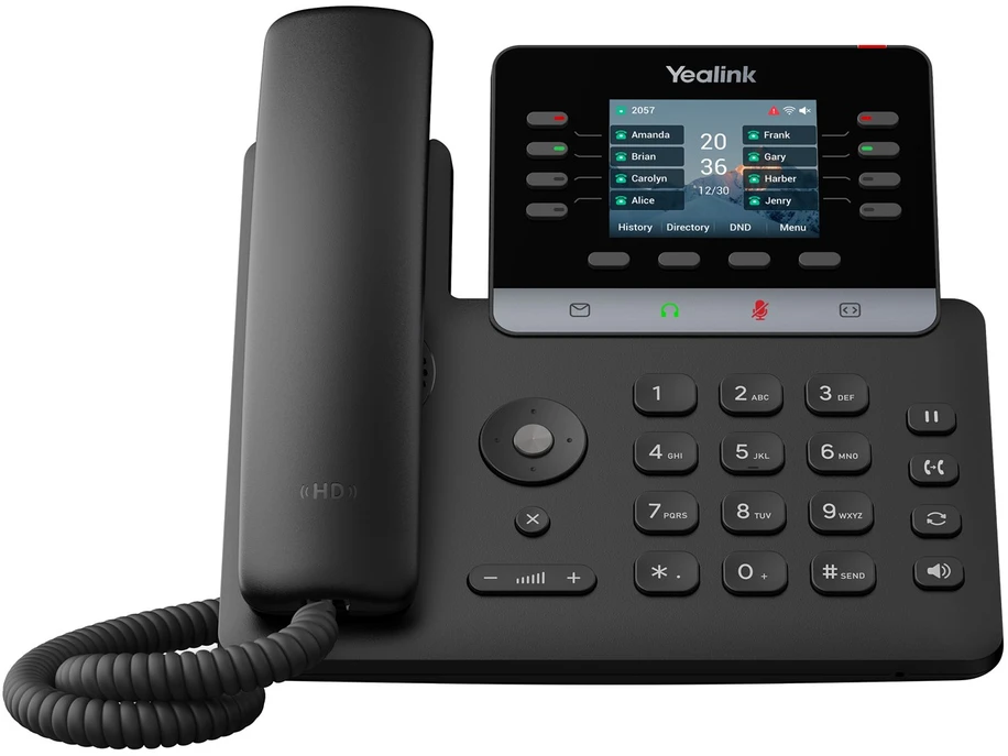 Yealink T73W IP telefonas Juoda LCD „Wi-Fi“