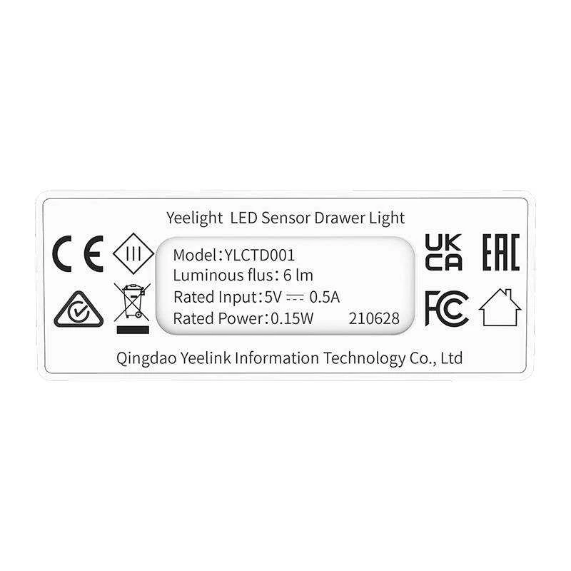Lubinis šviestuvas Yeelight LED Sensor Drawer Light - stalčių šviestuvas su judesio jutikliu