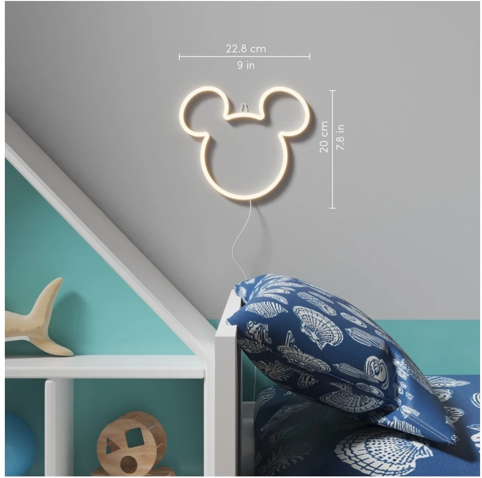 Yellowpop Neoninės geltonosios pop Disney mini Mikio ausytės