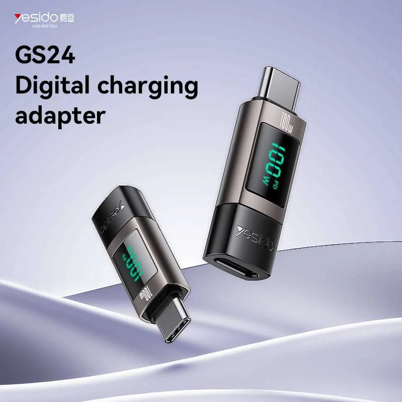 Yesido GS24 USB-C adapteris su ekrano indikacija