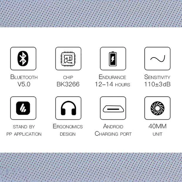 Ausinės Yesido EP03 BT 300mAh