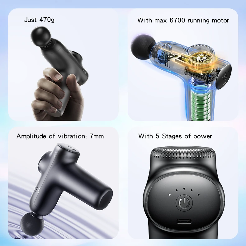 Yesido Massager MG01 Massage Gun juodas