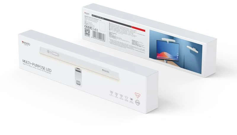 YESIDO MONITORIAUS LEMPA DH11 3200mAh 2800-6500K BALTA