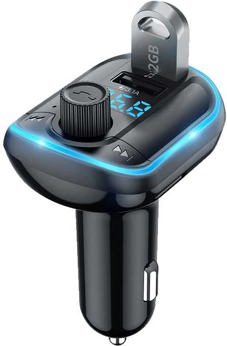 FM Moduliatorius Yesido Y44 2 x USB Micro SD 3,1A