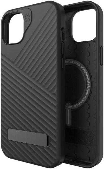 Dėklas ZAGG Denali Snap Kickstand skirtas Apple iPhone 14 Plus / 15 Plus juodos spalvos