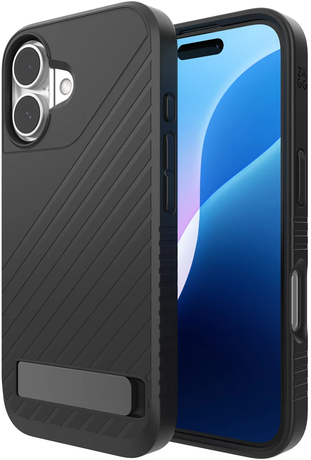 ZAGG Denali Snap KS dėklas, skirtas iPhone 16 – juodas
