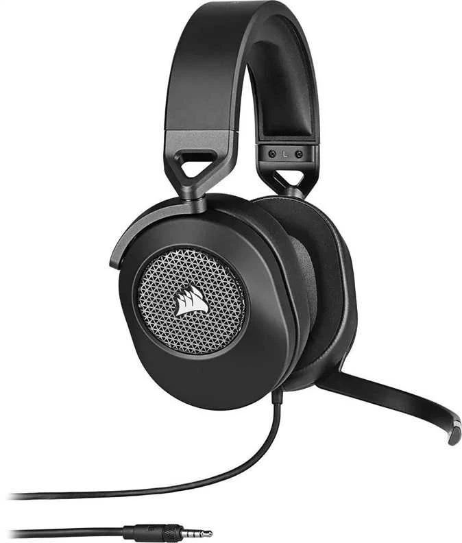 Žaidimų ausinės Corsair HS65 SURROUND juodos