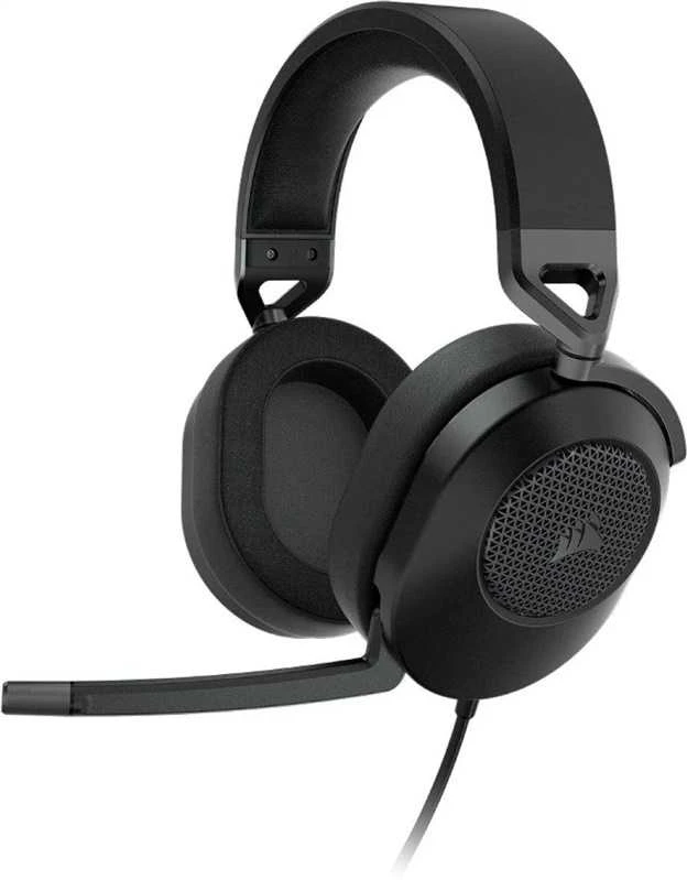 Žaidimų ausinės Corsair HS65 SURROUND juodos