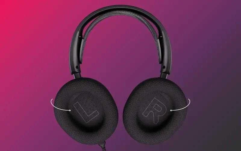 Ausinės žaidimams su mikrofonu SteelSeries Arctis Nova 3 Over-Ear, Juodos spalvos