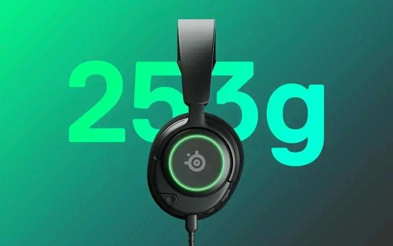 Ausinės žaidimams su mikrofonu SteelSeries Arctis Nova 3 Over-Ear, Juodos spalvos
