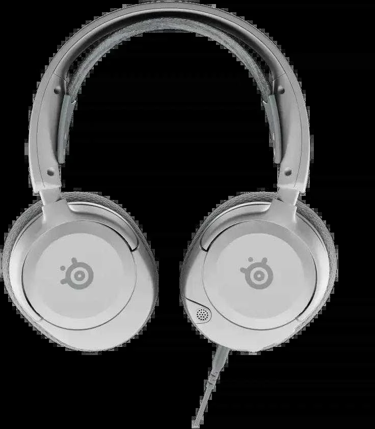 Žaidimų ausinės SteelSeries Arctis Nova 1, Pilkos spalvos