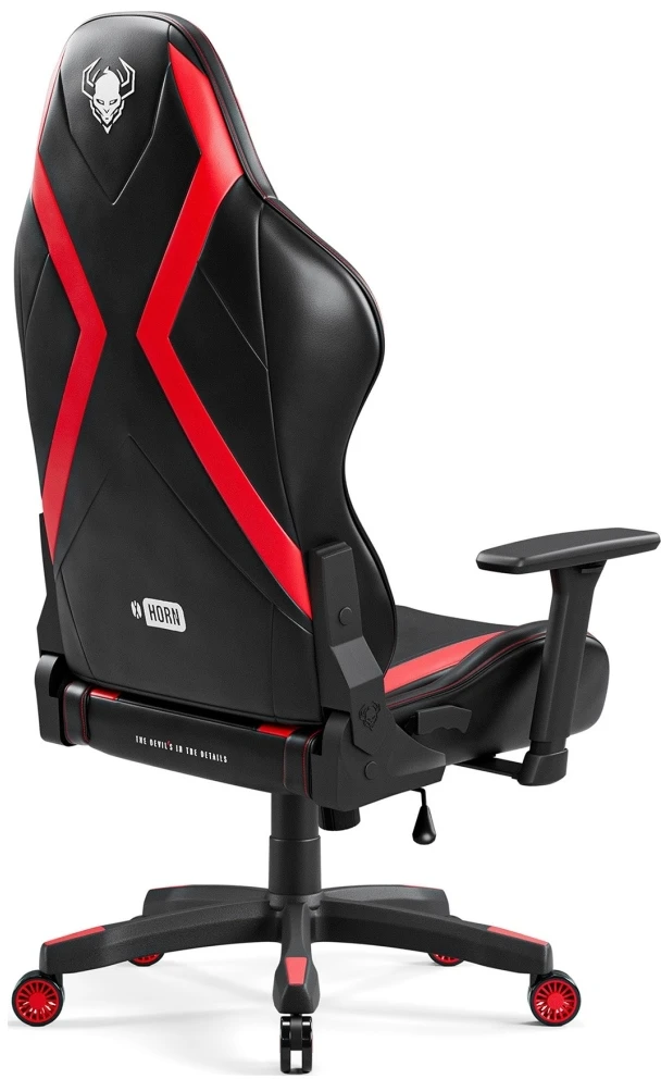 Žaidimų kėdė Diablo X-Horn 2.0 Gaming Chair Normal, Raudonos/Juodos spalvos
