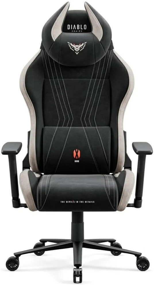 Diablo Chairs Diablo X-Horn 2.0 Normal Size Camel Juodas ergonominė kėdė