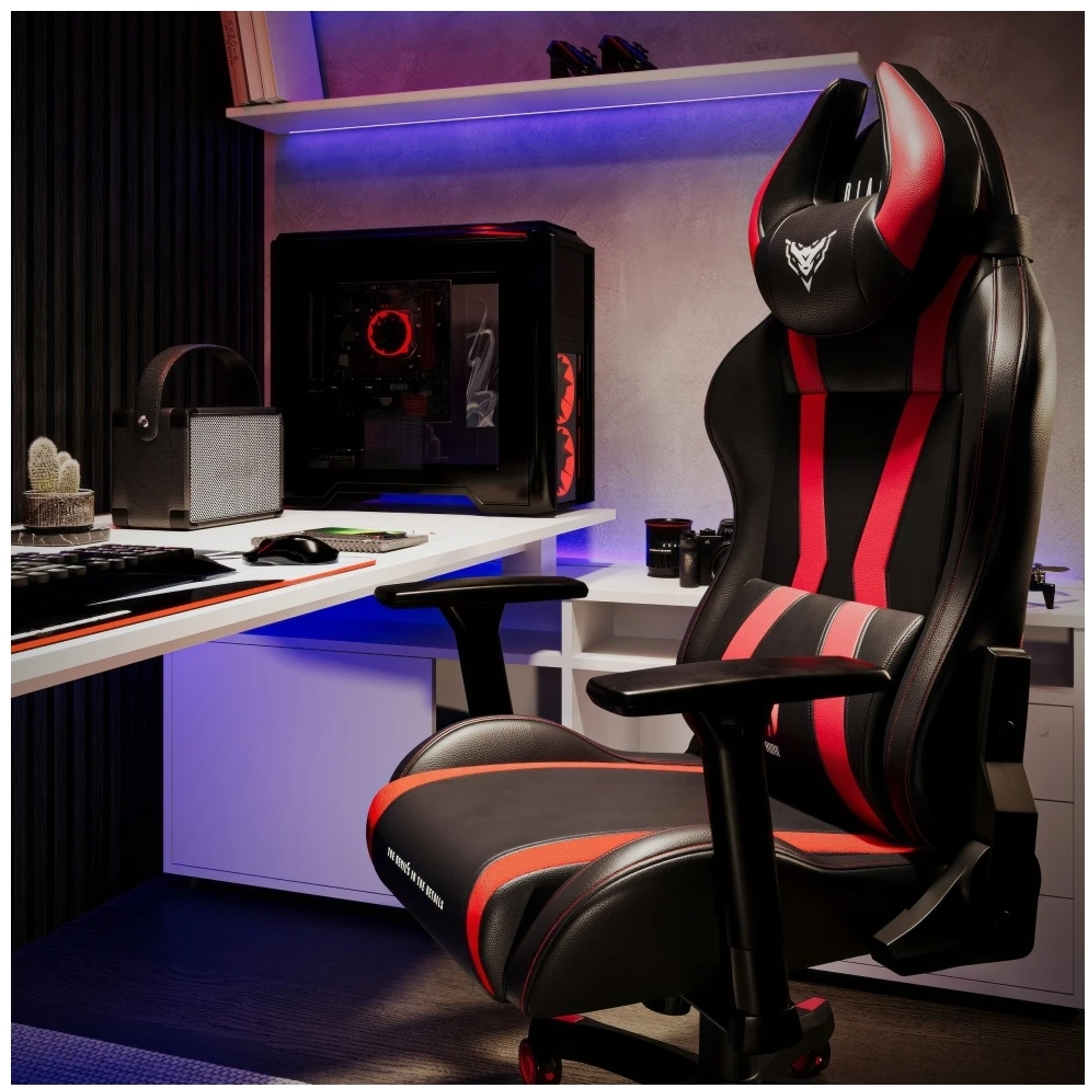 Žaidimų kėdė Diablo X-Horn 2.0 Gaming Chair Normal, Raudonos/Juodos spalvos