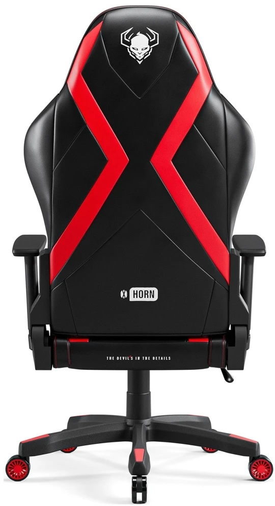 Žaidimų kėdė Diablo X-Horn 2.0 Gaming Chair Normal, Raudonos/Juodos spalvos
