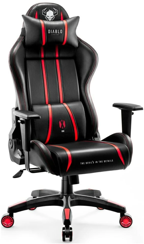 Žaidimų kėdė Diablo X-One 2.0 Gaming Chair King, Juodos/raudonos spalvos