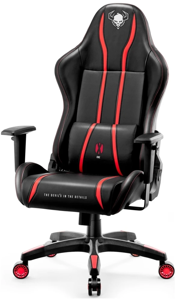 Žaidimų kėdė Diablo X-One 2.0 Gaming Chair King, Juodos/raudonos spalvos