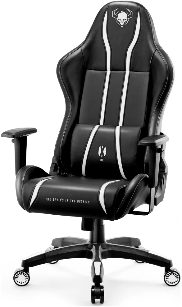 Žaidimų kėdė Diablo X-One 2.0 Gaming Chair Normal, Juodos/ baltos spalvos