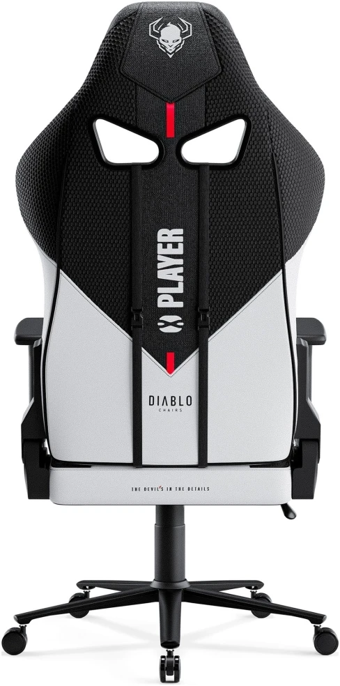 Žaidimų kėdė Diablo X-Player 2.0, spalva: juoda/balta, dydis: normalus