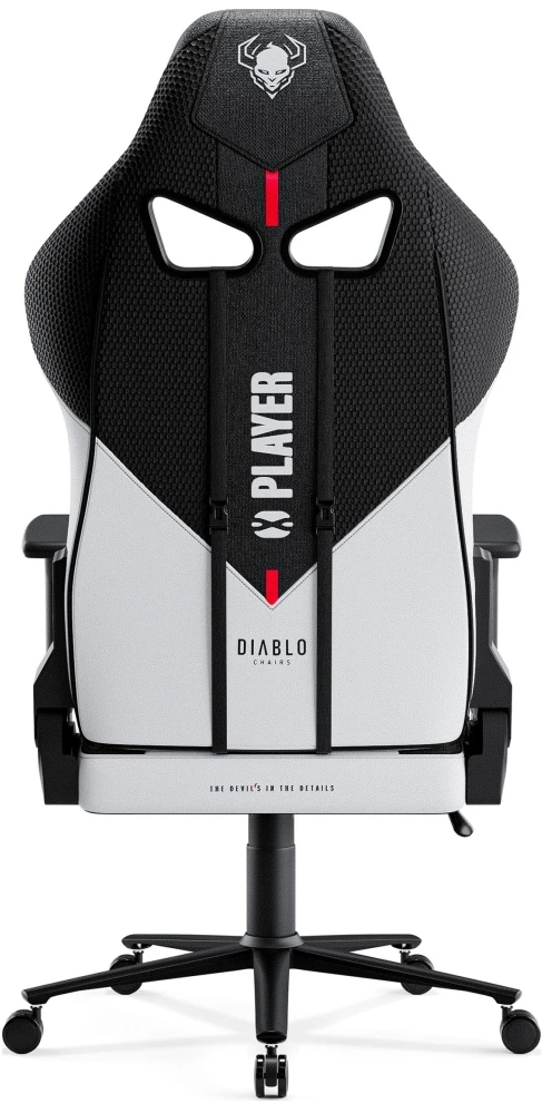 Žaidimų kėdė Diablo X-Player 2.0, spalva: juoda/balta, dydis: "King"