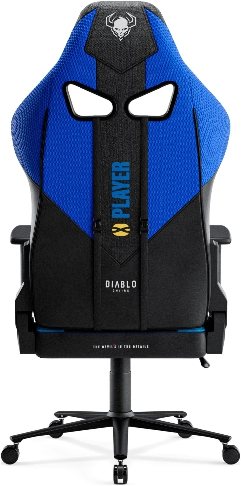 Diablo Chairs Diablo X-Player 2.0 King Size Frost - juodas ergonominė kėdė