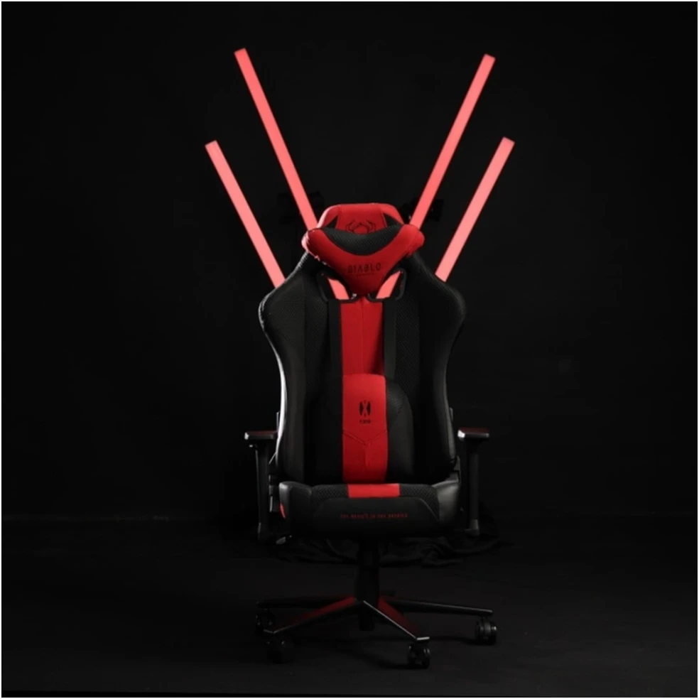 Diablo Chairs Diablo X-Player 2.0 King Size Frost - juodas ergonominė kėdė