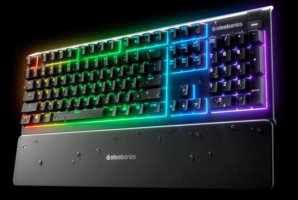 Žaidimų klaviatūra SteelSeries Apex 3, US išdėstymas