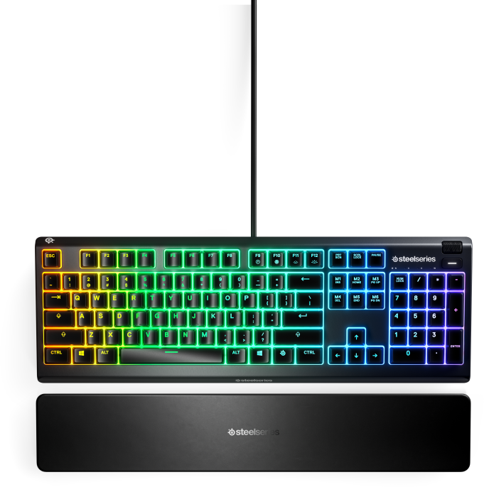 Žaidimų klaviatūra SteelSeries Apex 3, US išdėstymas