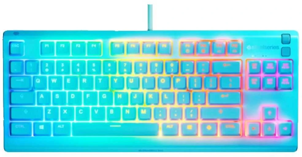 SteelSeries Apex 3 TKL | Klaviatūra žaidimams | su laidu | US | Aqua