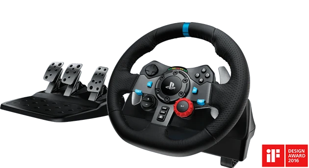 Žaidimų vairas Logitech G29 Driving Force PS5/PS4 PS3//PC Gaming steering wheel