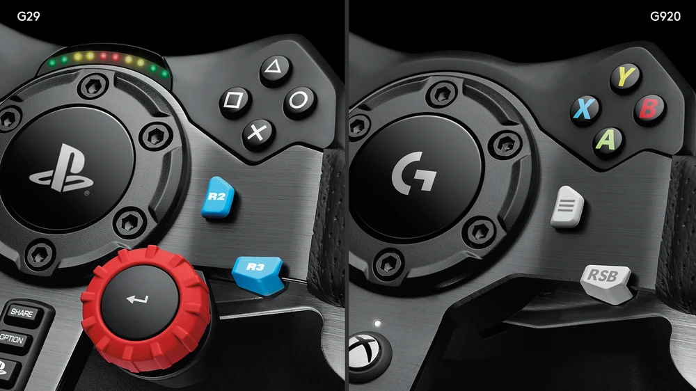Logitech G920 Driving Force žaidimų vairas skirtas Xbox One ir PC su pedalais